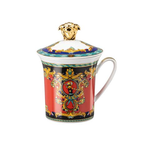 piatto versace le roi soleil 30 cm|30 Years Mug Collection Le Roi Soleil Mug with lid / 30 years.